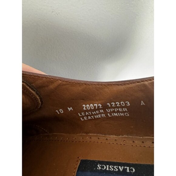 Bostonian Mens 10 M Oxford Dress Shoe Omaha Brown Business Office Heritage Boxed - Picture 6 of 14